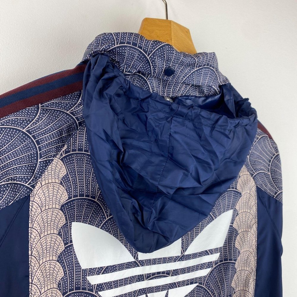 Adidas Pattern Print Light Windbreaker Jacket - image 7